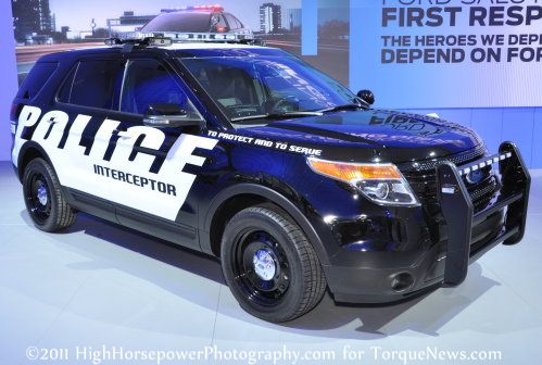 The Ford Police Interceptor Utility at the 2011 Detroit Auto Show ...